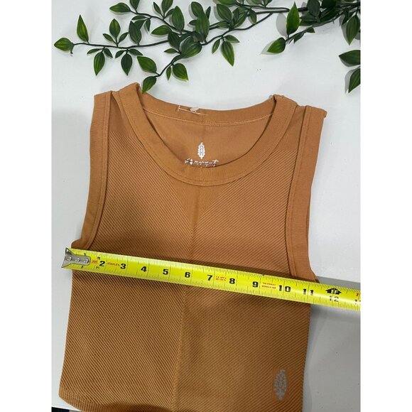 FREE PEOPLE FP MOVEMENT Free Throw Muscle Tank Heather Brown XS/S - Picture 11 of 15